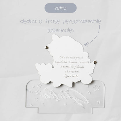 Lampada notturna unicorno luce LED cameretta personalizzata — Lo Realizzo®
