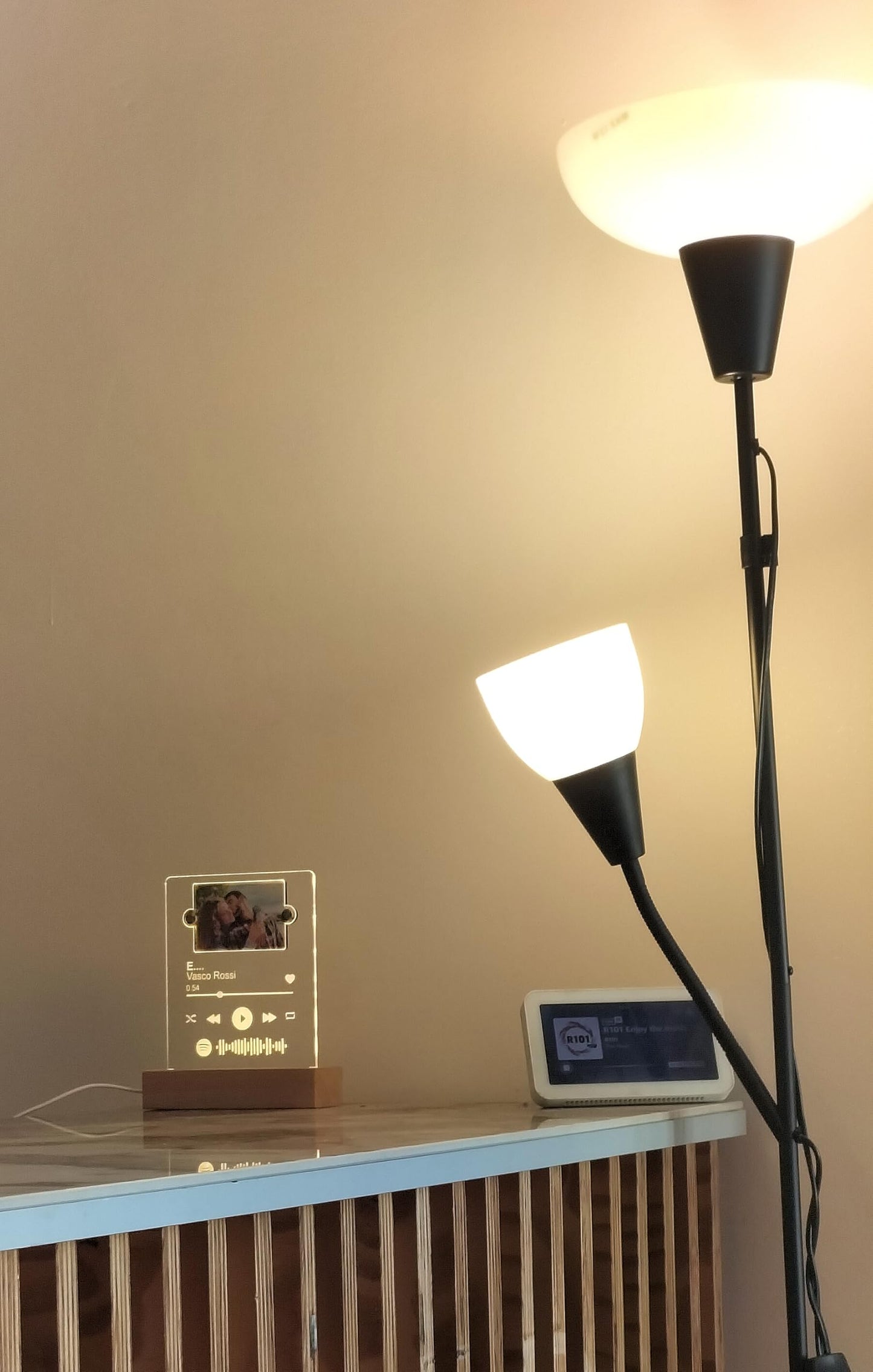 Lampada Spotify personalizzata idea regalo compleanno — Lo Realizzo®